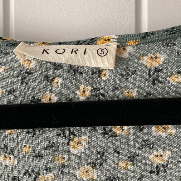 Green Floral Dress - Picture 4 of 4